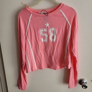 🎉Fashion Nova Pink Star Print Top